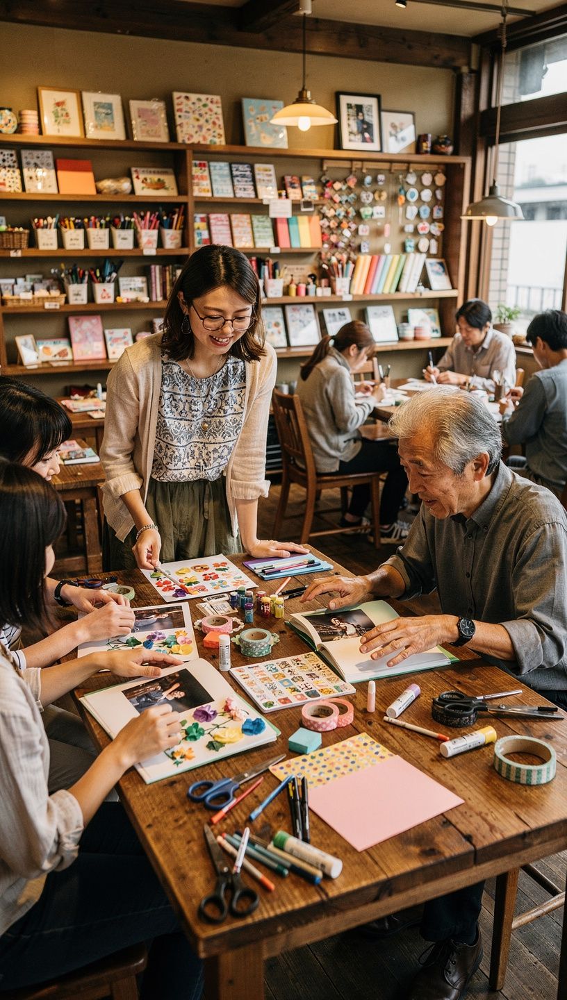 カラフルな毛糸と糸が入ったバスケットの写真