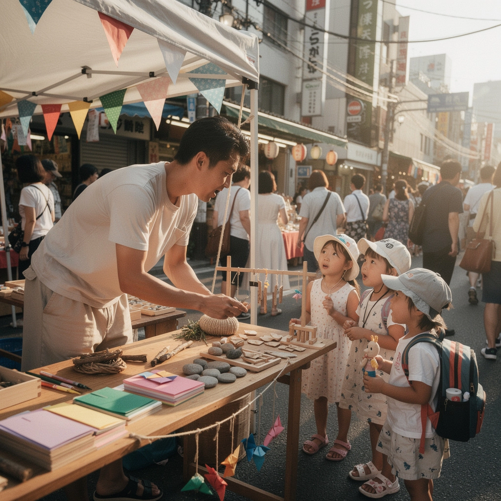 手作りのアクセサリーを作るための道具が整頓された作業スペース。